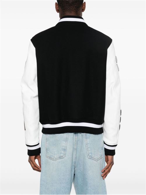 Lea Varsity Jacket OFF WHITE | OMJA122C99LEA0021010